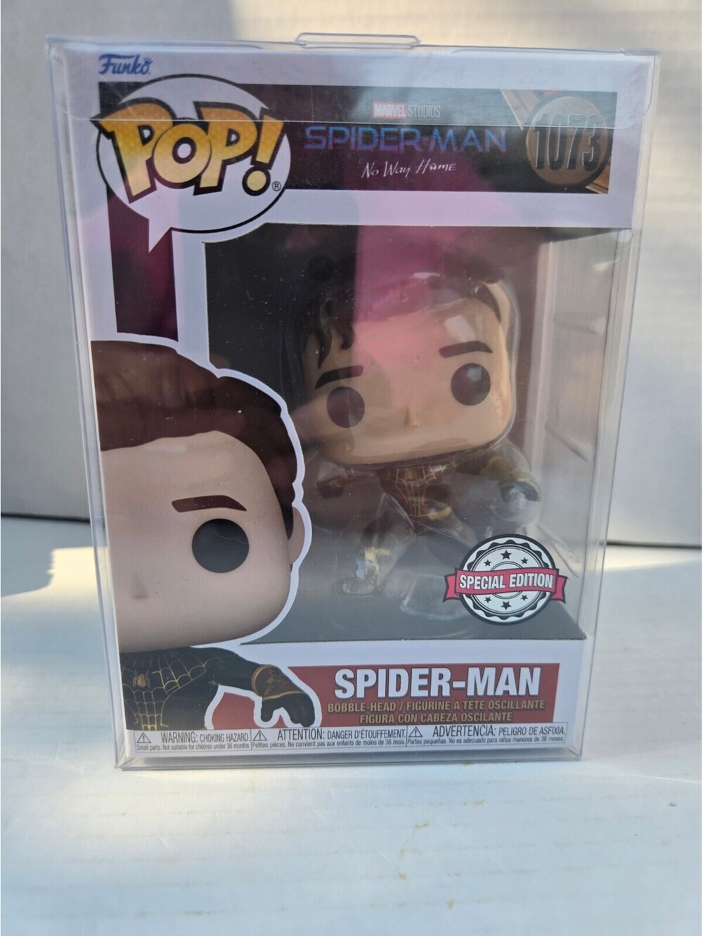 Funko Pop! Marvel Spider-Man No Way Home #107 Diamond Collection Exclusive